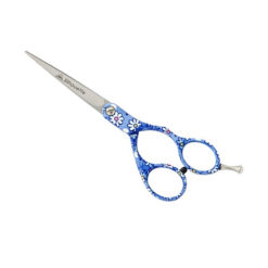 AMA Silhouette Blue Flower Hairdressing Scissors
