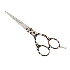AMA Silhouette Leopard Skin 5.75 Inch Hairdressing Scissors
