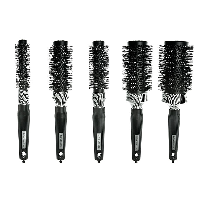 Crewe Orlando Zebra Heat Retaining Brush Set