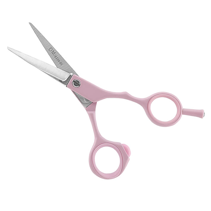 DMi Satin Offset Pink Lightweight Hairdressing Scissors