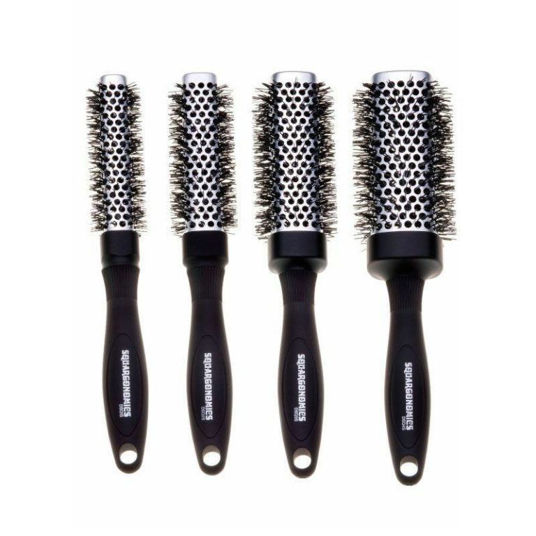 Denman Squargonomic Silver Four Brush Set
