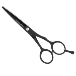 Joewell Concave Cobalt Black Offset Hairdressing Scissor