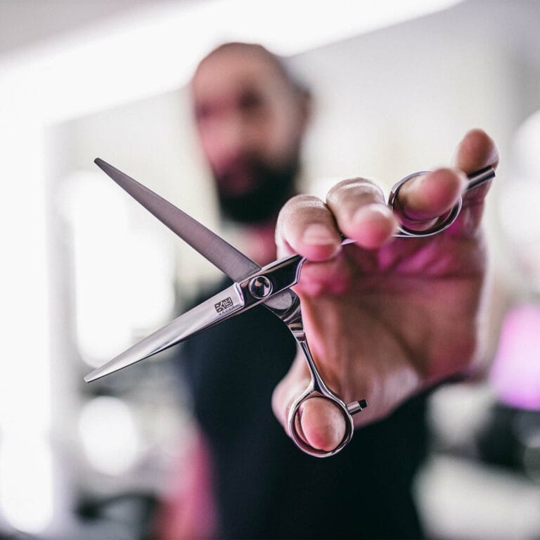 Kasho Silver Series Offset Scissors