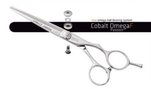 PASSION Coblat Omega F Hairdressing Scissors ball bearing screw