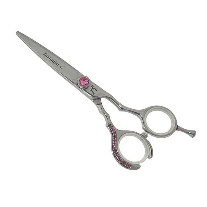 TRi Insignia C Offset Cobalt Crystal Decoration Scissors