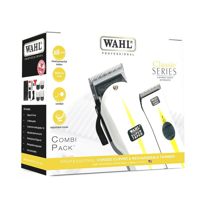 WAHL Super Taper Clipper And Trimmer Combo Kit