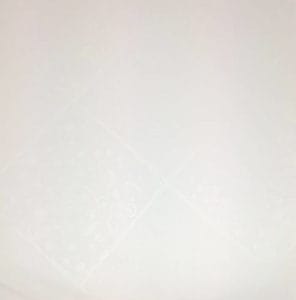 Crewe White Polyester Cutting Square