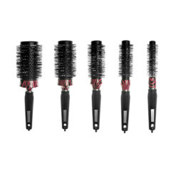 Crewe Orlando Pink Zebra Heat Retaining Brush Set
