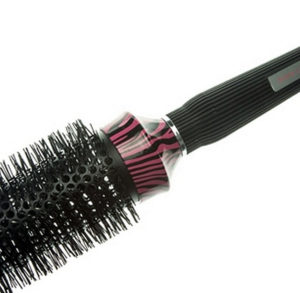 Crewe Orlando Pink Zebra Heat Retaining Brush Set
