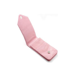 Baby Pink Soft Leather Scissor Pouch (1811)