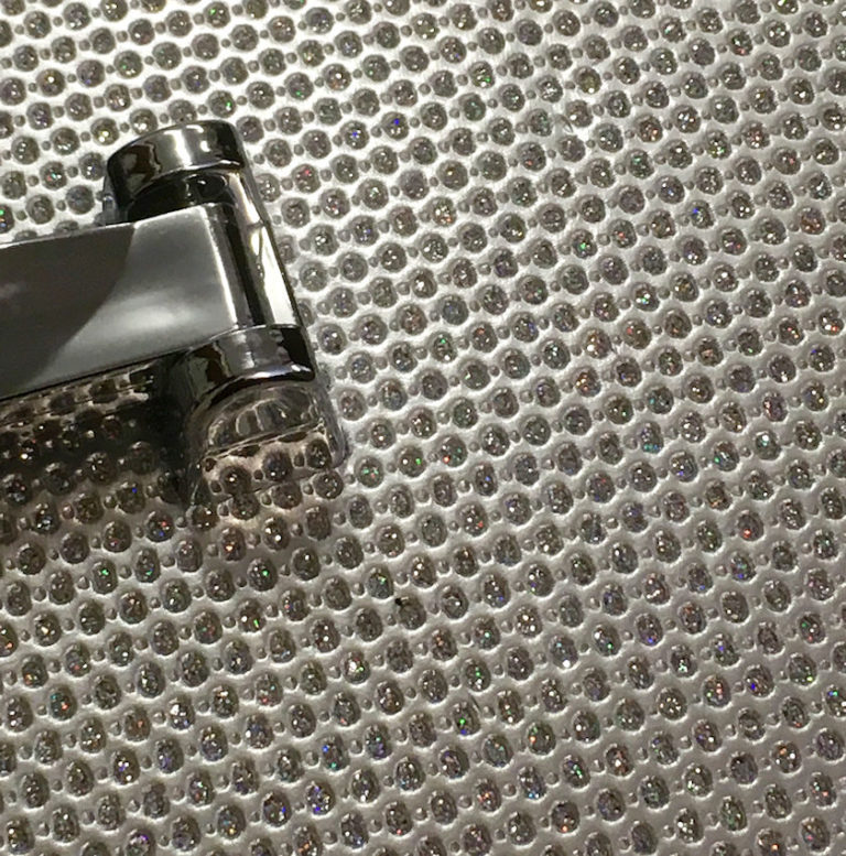 DMi Aluminium Silver Diamante Carry Case