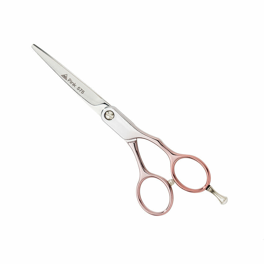 AMA Pink Gold Offset Hairdressing Scissors Set