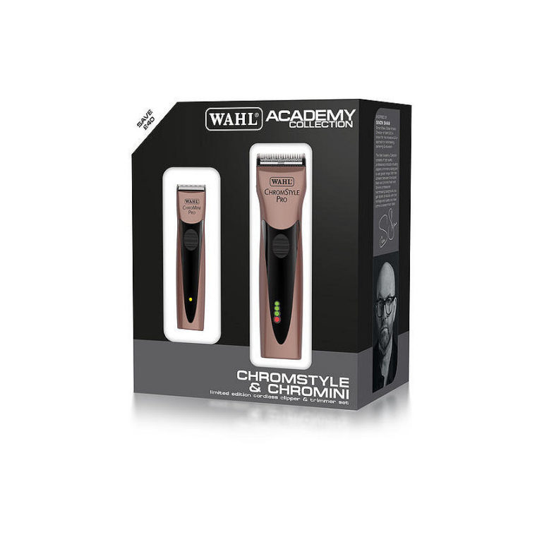 Wahl Academy Chromstyle Clipper and Chromini Rose Gold Edition