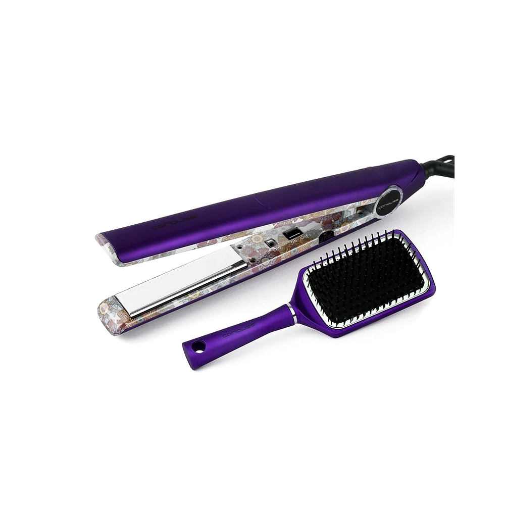 Corioliss C1 Ethnic Straightener Metallic Purple Gift Pack