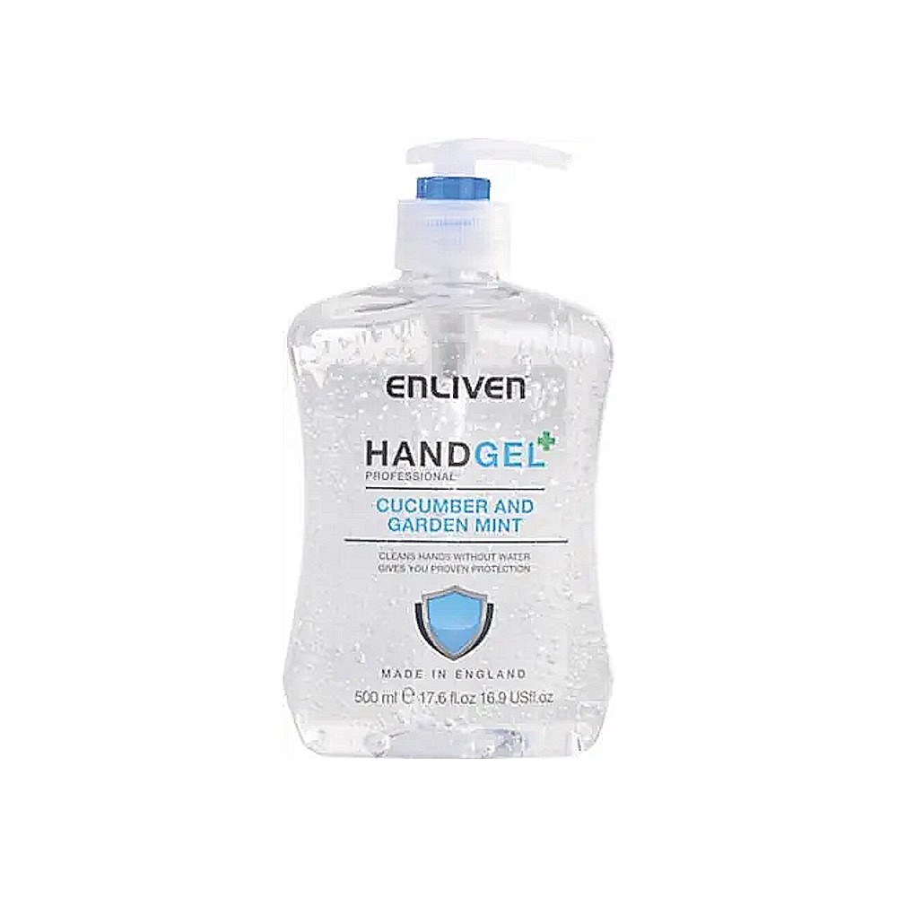Enliven Hand Sanitiser Cucumber and Garden Mint 500ml