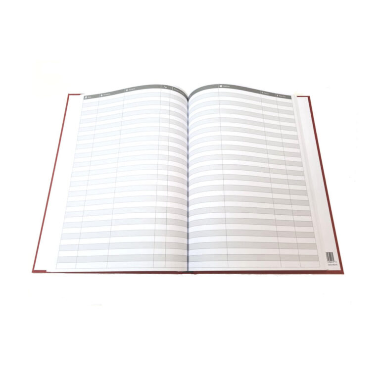 Agenda Salon Attendance Book