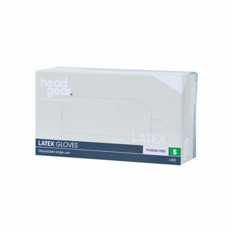 Head Gear Latex Powder Free Gloves Pack 100