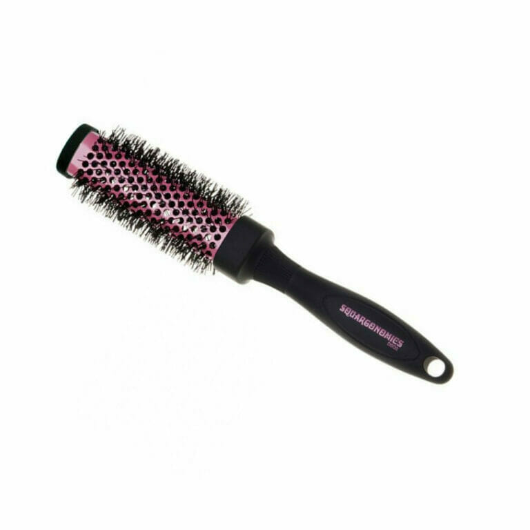 Deman Squargonomic Pink 20mm Square Barrel Brushes