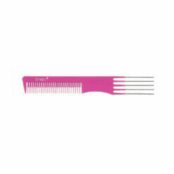 Sibel Pink Pom Hairdressing Combs