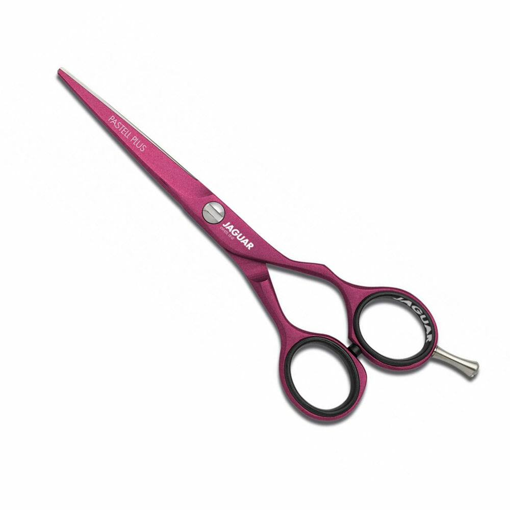JAGUAR Pastel Plus Candy Pink Offset Hairdressing Scissor