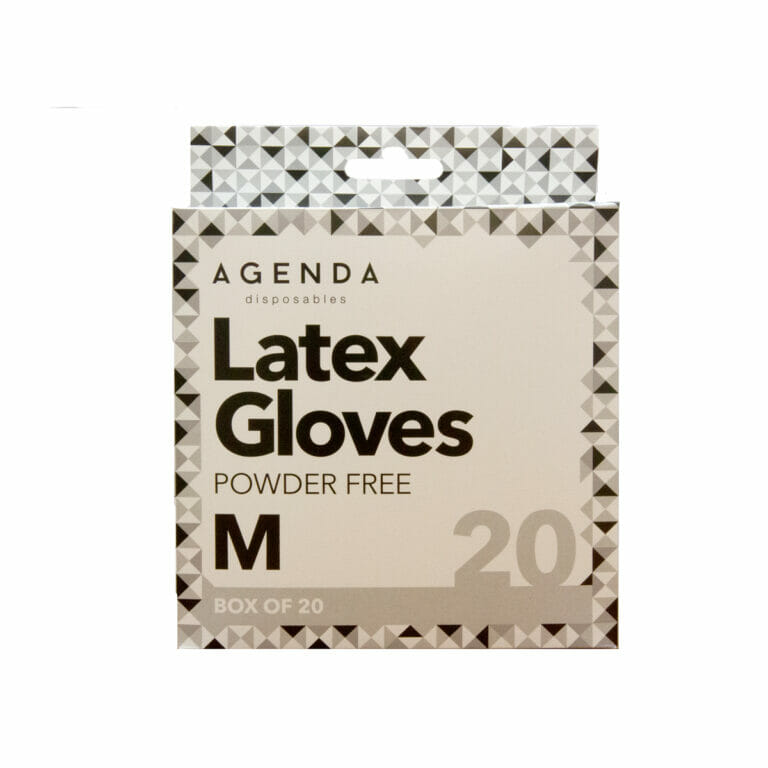 Agenda Latex Gloves Powder Free Pk 20