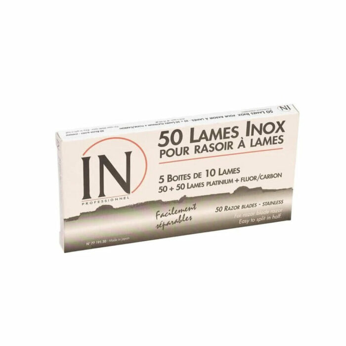 Lames Inox Razor Blades Pack 10
