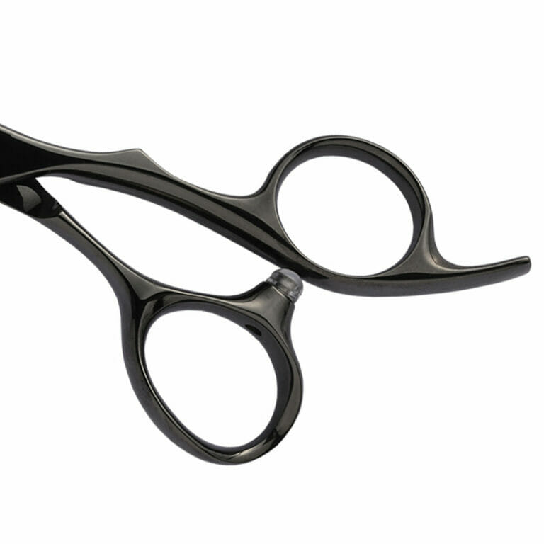 Leader Shidosha Black Titanium Hairdressing Scissors