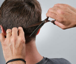 Leader Shidosha Black Titanium Hairdressing Scissors