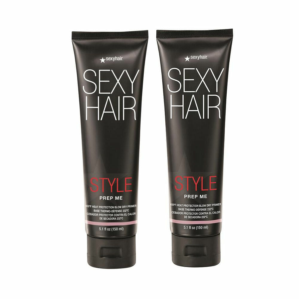 Sexy Hair Style Prep Me Primer 150ml Twin Pack