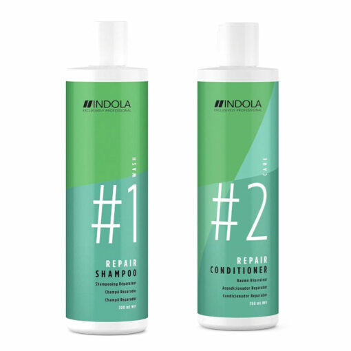 Indola Repair Shampoo And Conditioner 300ml Twin Pack