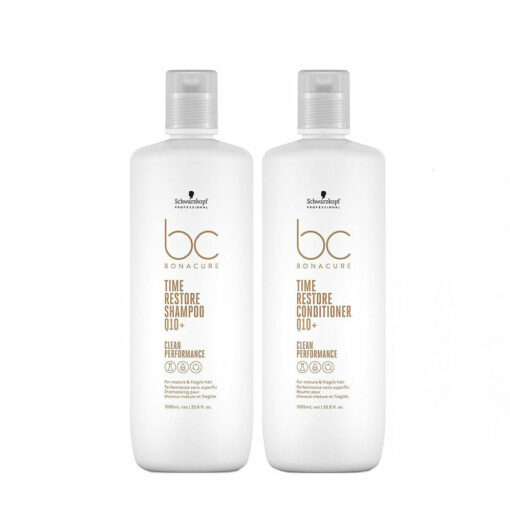 Schwarzkopf Bonacure Time Restore Q10+ Shampoo & Conditioner 1000ml
