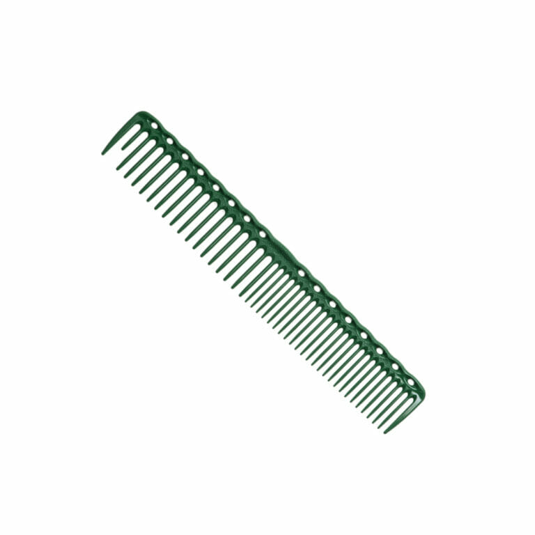 YS PARK 338 Round-Toothed Cutting Comb FOREST GREEN