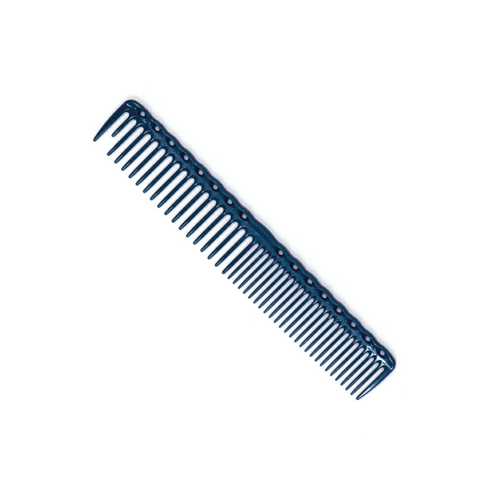 YS PARK 338 Round-Toothed Cutting Comb BLUE