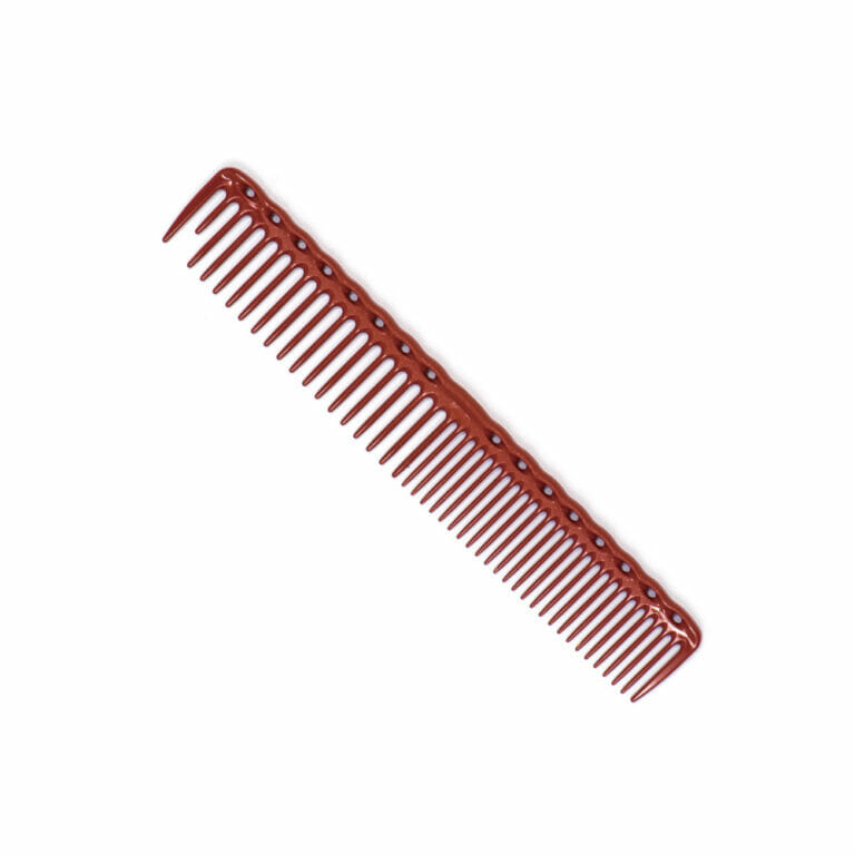 YS PARK 338 Round-Toothed Cutting Comb RED