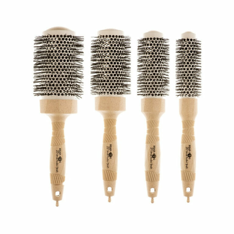 Head Jog Straw Radial Brush Set