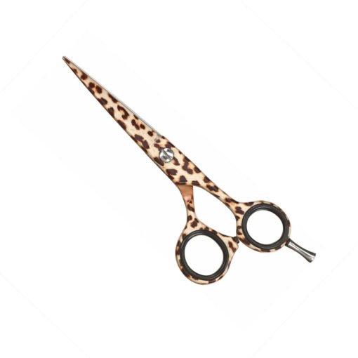 Sinelco Leopard Offset Hairdressing Scissor
