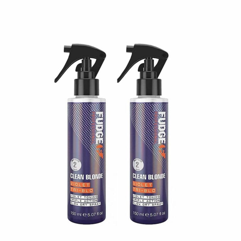 Fudge Clean Blonde Violet Tri Blo Heat Protect Spray 150ml
