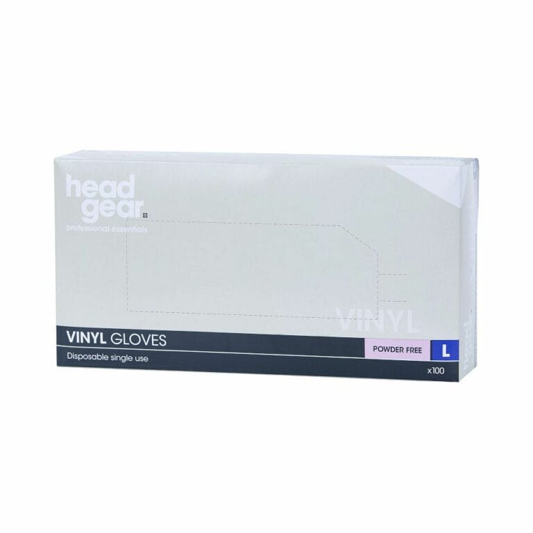 Head Gear Vinyl Powder Free Gloves Pack 100