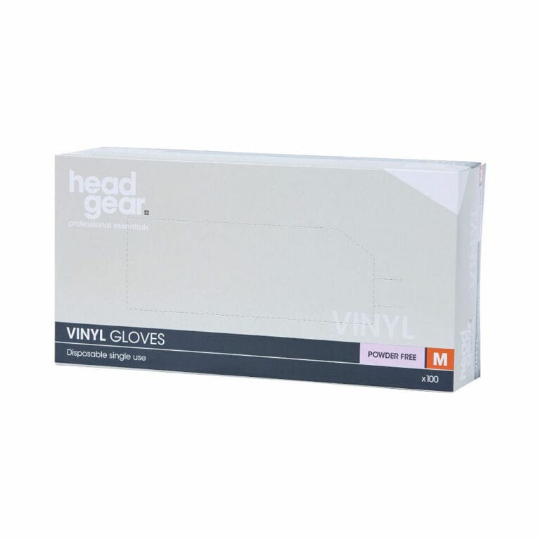 Head Gear Vinyl Powder Free Gloves Pack 100