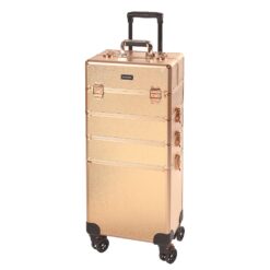 Sibel Rose Gold Trolley Case