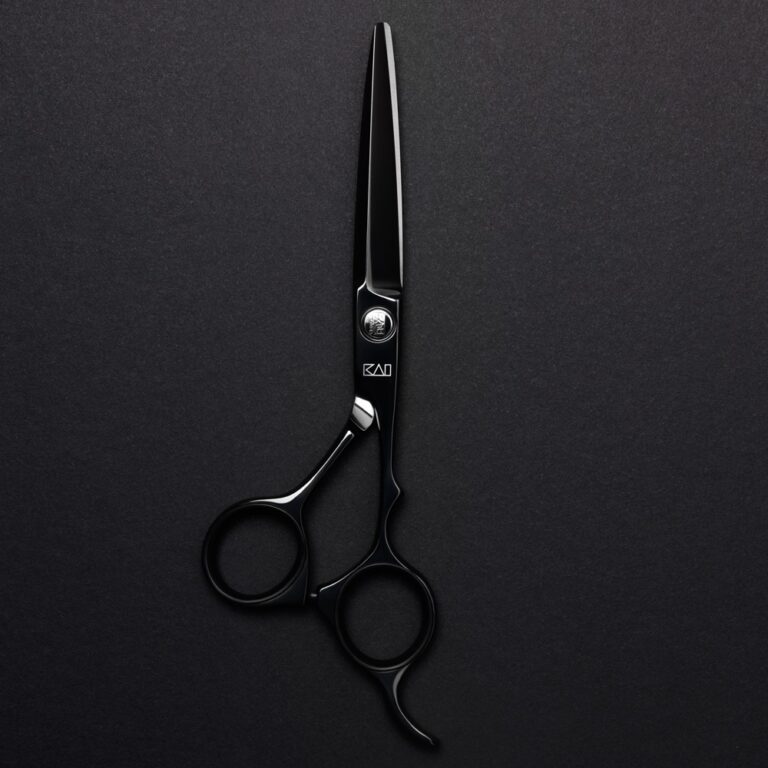 KASHO Sagano Series Black DLC Scissor lifestyle shot