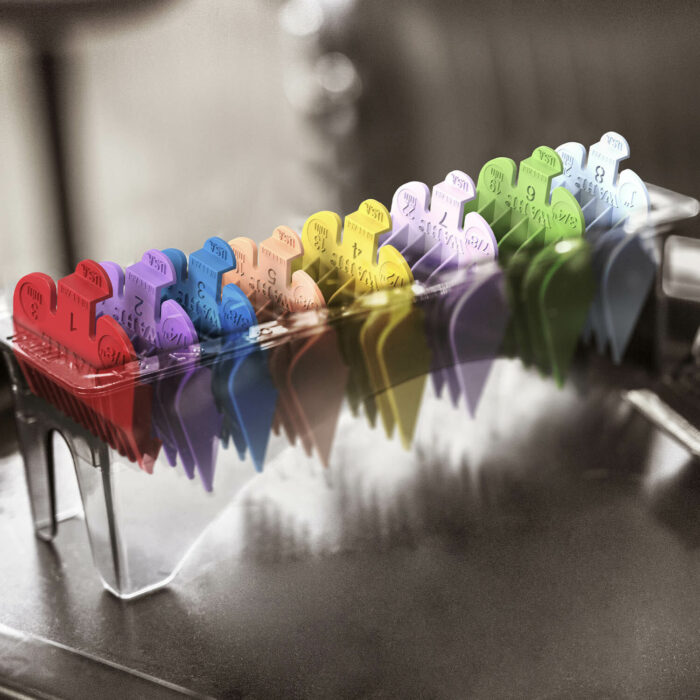 Wahl Coloured Clipper Combs