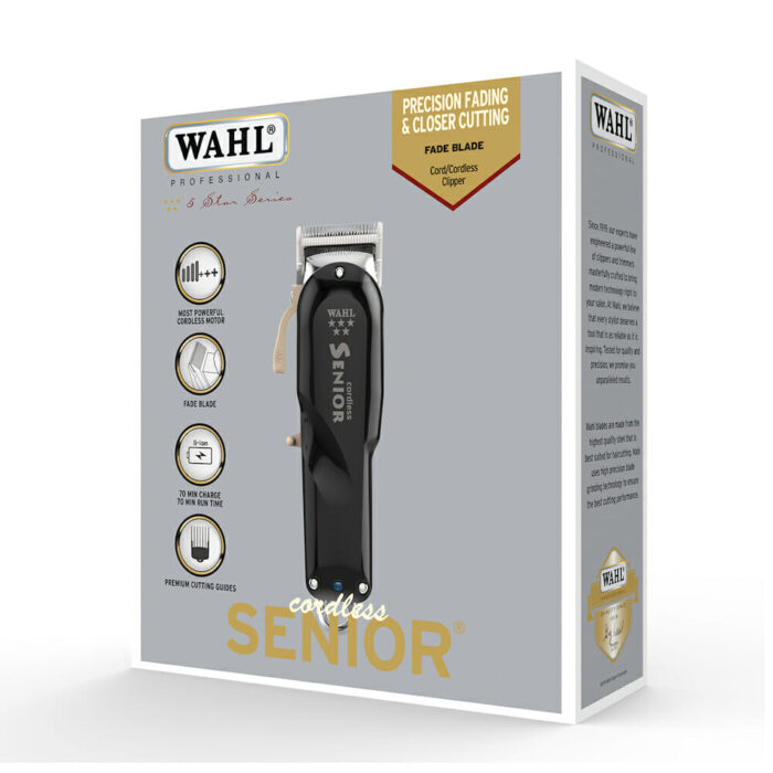 Wahl 5 Star Cobalt Senior Clipper Barbers Complete Kit