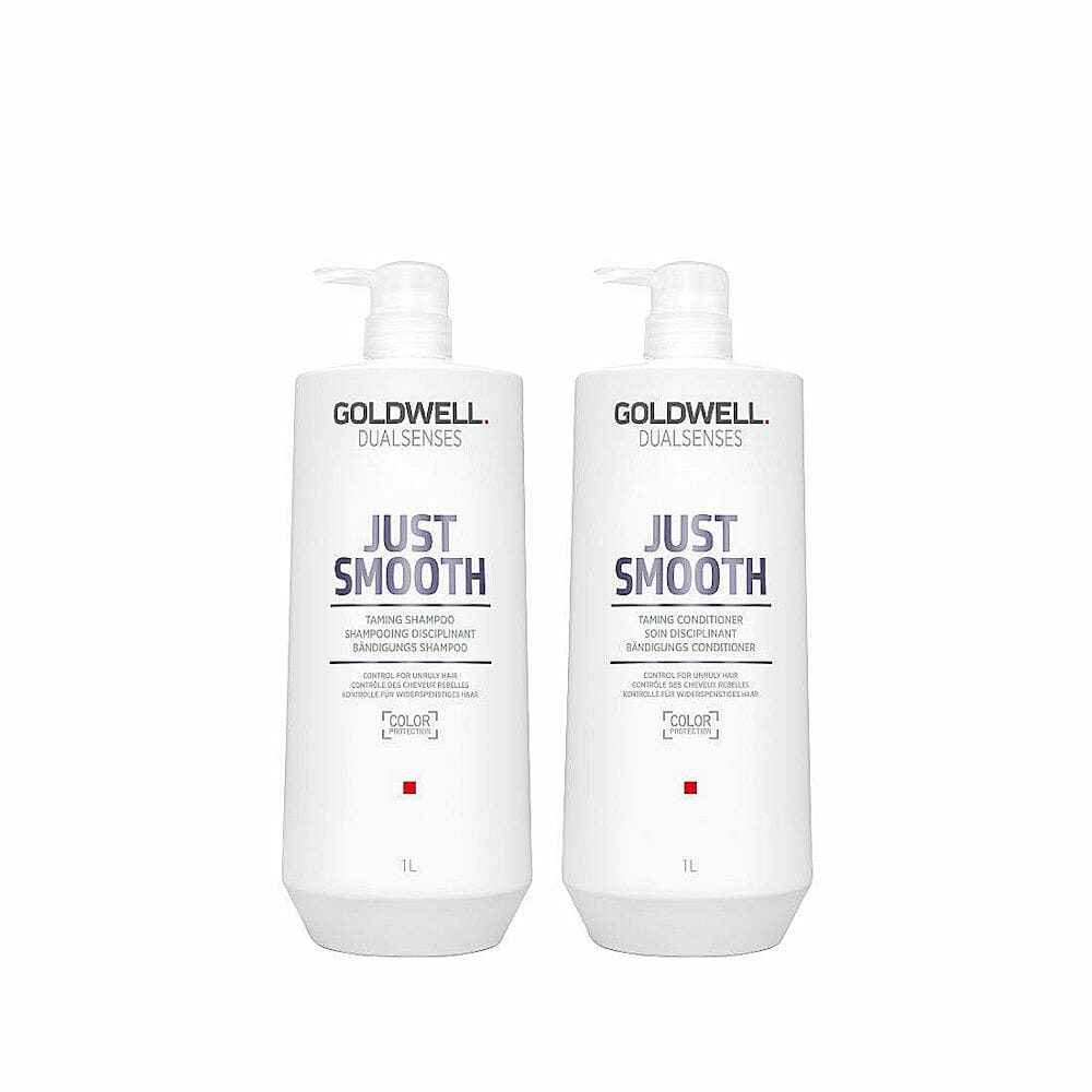 Goldwell Dualsenses Just Smooth Shampoo & Conditioner 1000ML Goldwell Dualsenses Just Smooth Shampoo & Conditioner 1000ML