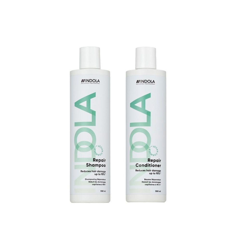 Indola Repair Shampoo And Conditioner 300ml Twin Pack Indola Repair Shampoo And Conditioner 300ml Twin Pack