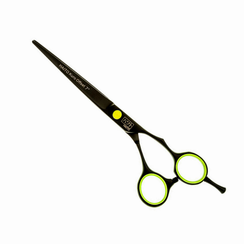 haito kuro 7 inch offset scissors HAITO Kuro Offset 7 Inch Hairdressing Scissors