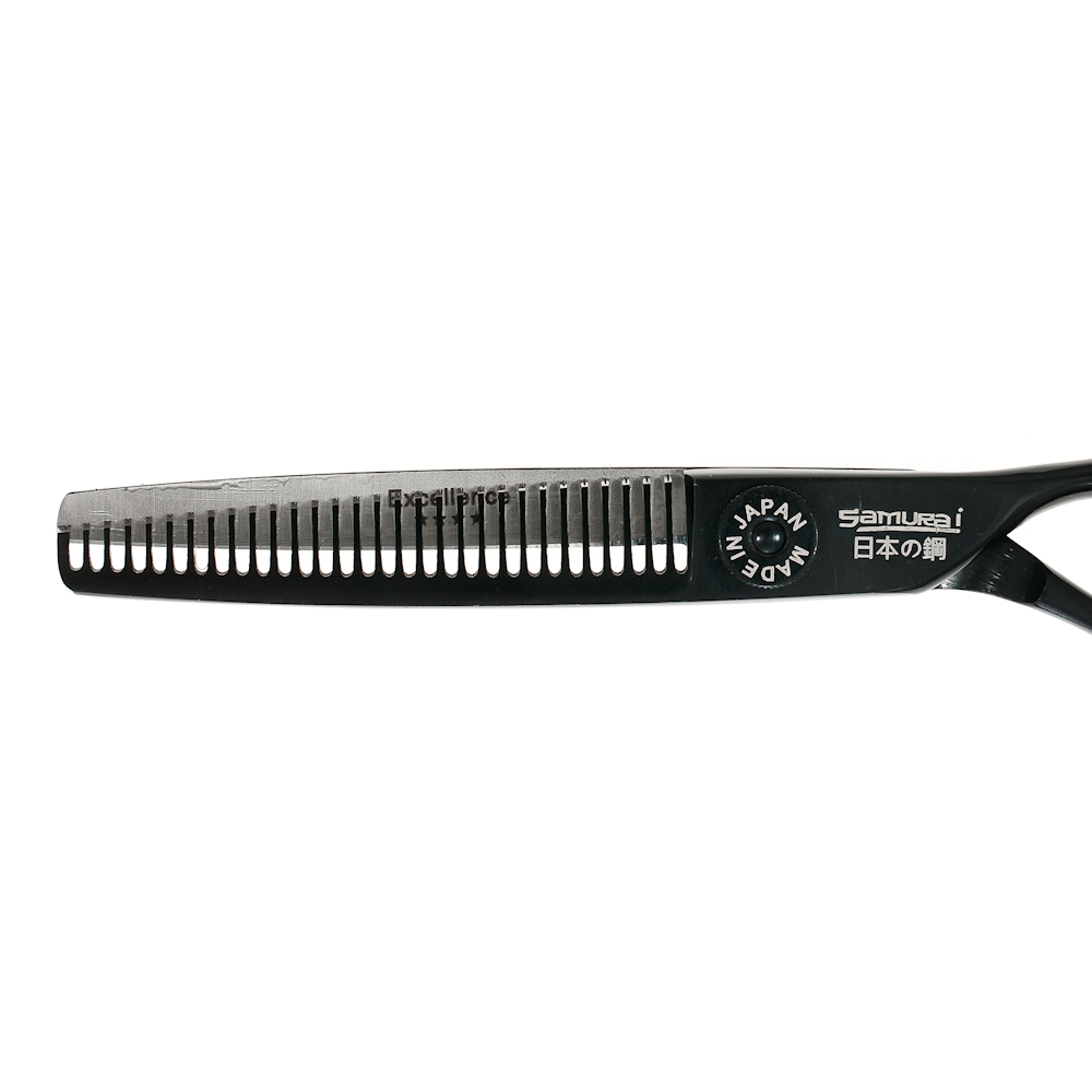 SAMURAI Titanium Black Thinning Scissors 6.0