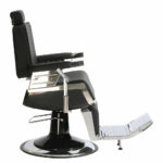 Ayala Dark Black Barbers Chair - Image 2