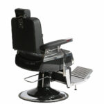 Ayala Dark Black Barbers Chair - Image 3