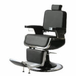 Ayala Dark Black Barbers Chair